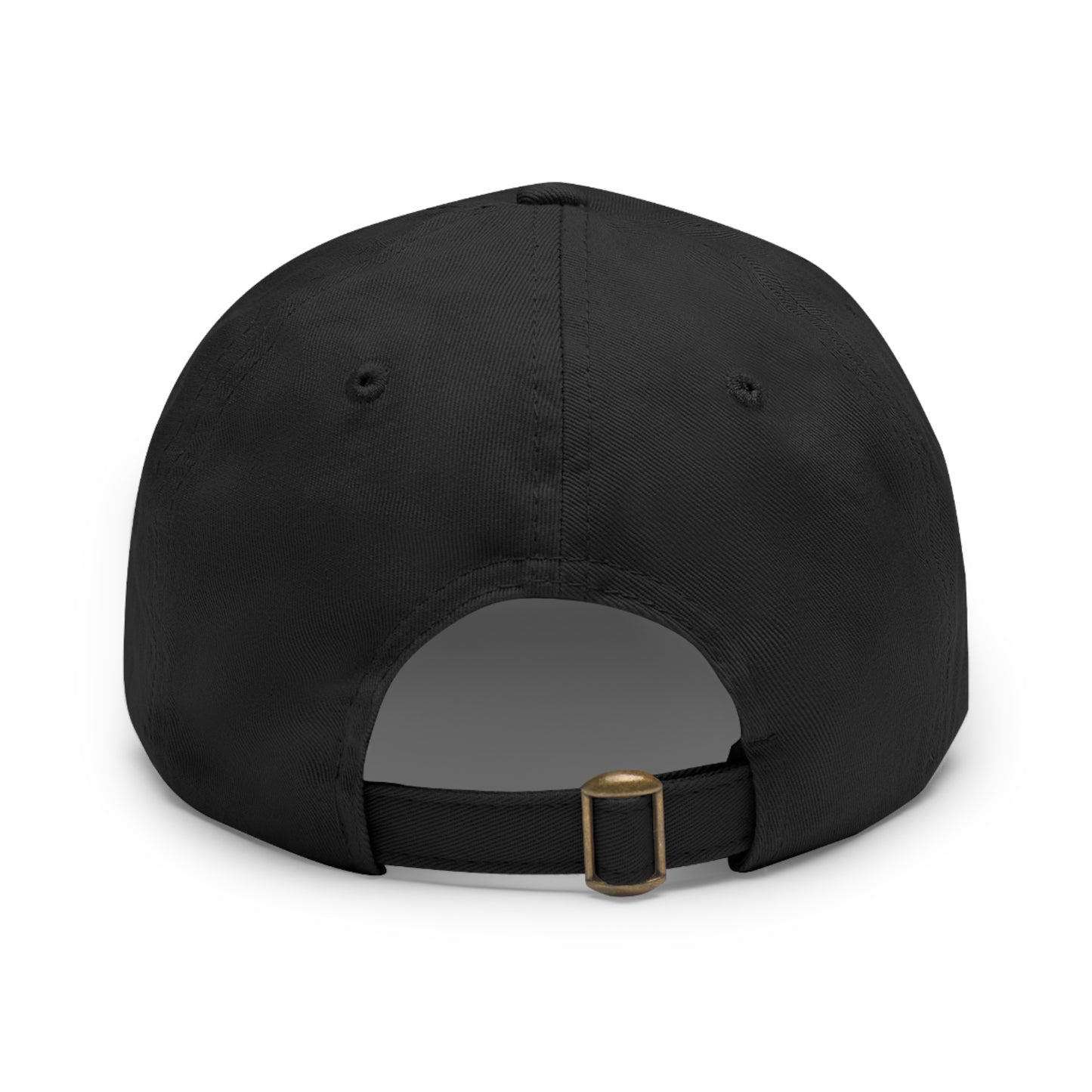 Slouk10 Dad Hat with Leather Patch (Rectangle)