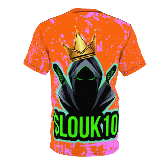 Pink Slouk10 Unisex Cut & Sew Tee (AOP)