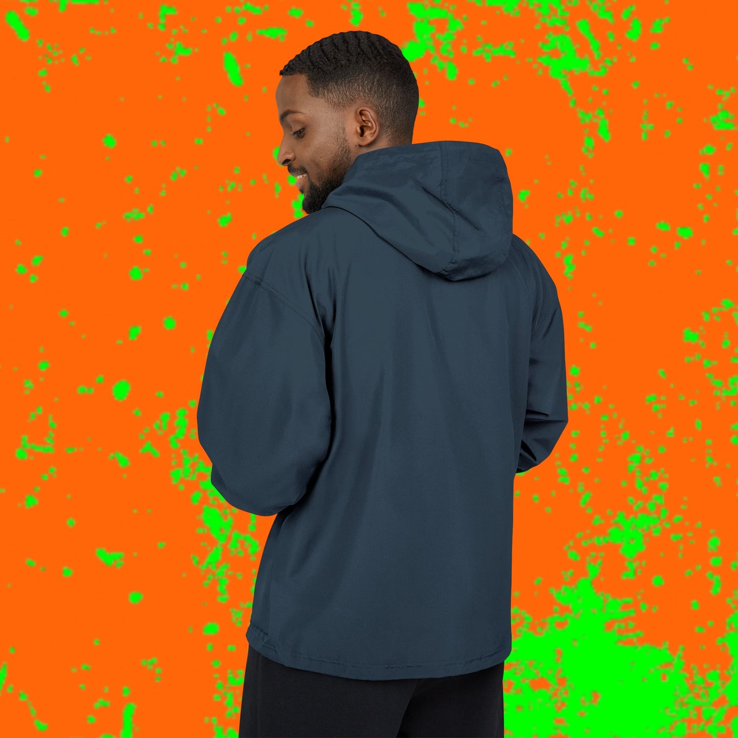King Slouk Champion Vibrant Packable Anorak Jacket – Unisex Outdoor Essential, Lightweight Windbreaker, Perfect for Travel, Festivals, and Everyday Adventures