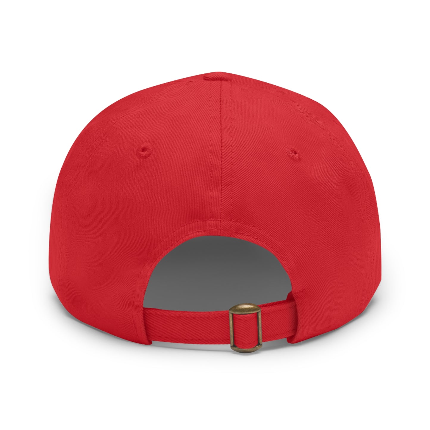 Slouk10 Dad Hat with Leather Patch (Rectangle)