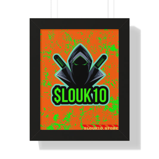 Framed Vertical slouk10 Poster