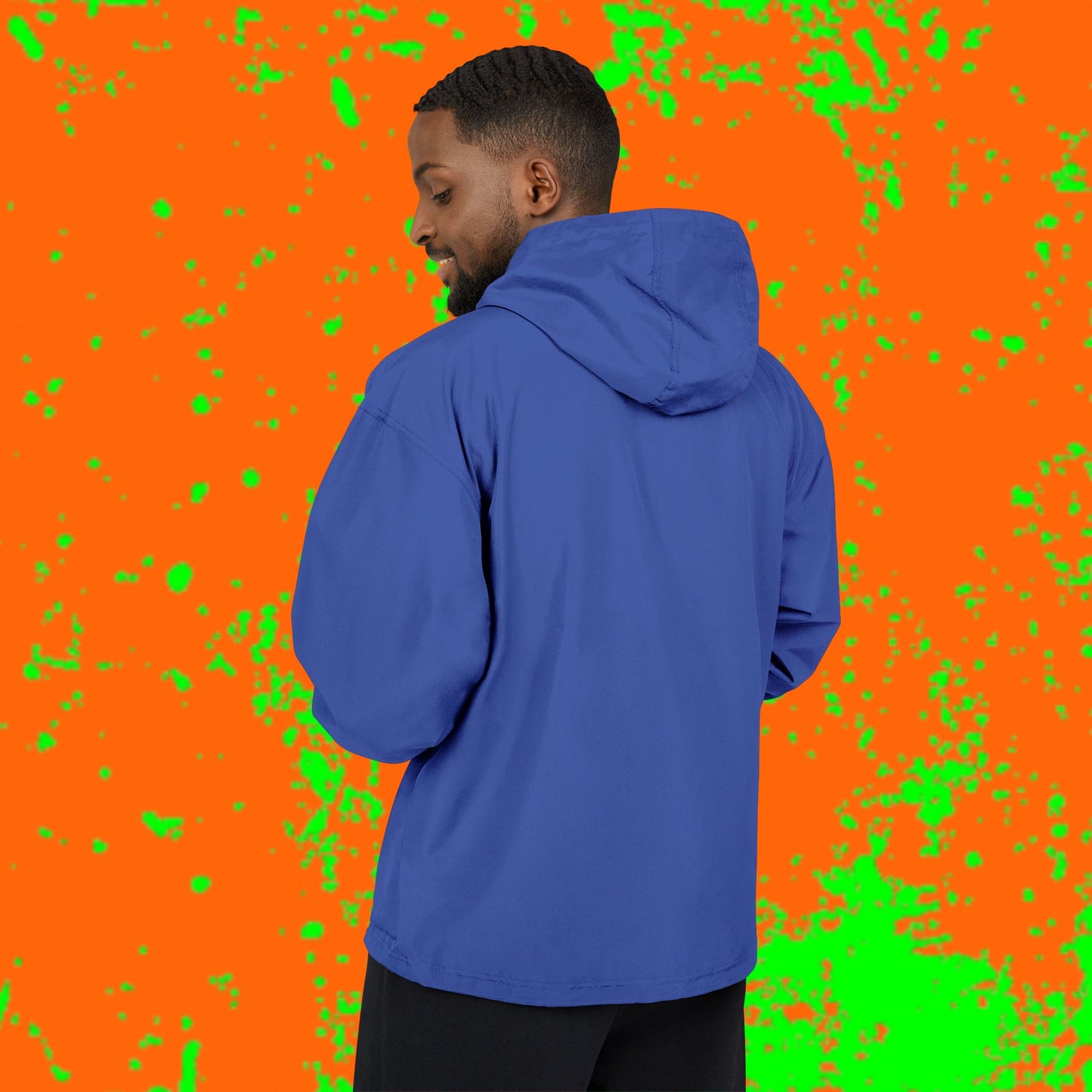 King Slouk Champion Vibrant Packable Anorak Jacket – Unisex Outdoor Essential, Lightweight Windbreaker, Perfect for Travel, Festivals, and Everyday Adventures