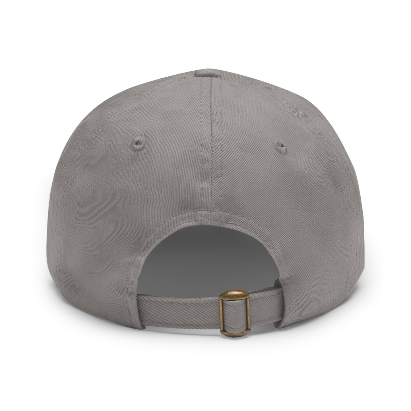 Slouk10 Dad Hat with Leather Patch (Rectangle)