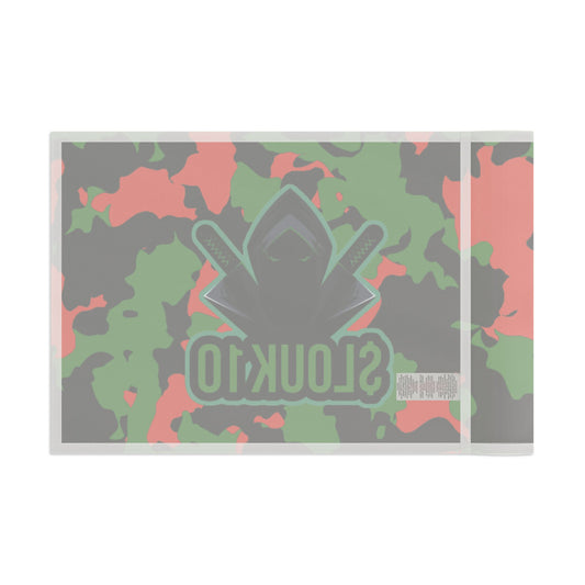 slouk10 Camouflage Flag with Ninja Design, Gamer Decor, Unique Room Decor, Outdoor Flag, Sports Theme, Ninja Lover Gift
