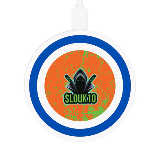 Slouk10 Quake Wireless Charging Pad, Gamer Charger, Cool Tech Gift, Desktop Decoration, Unique Charging Station, Slouk10 Design
