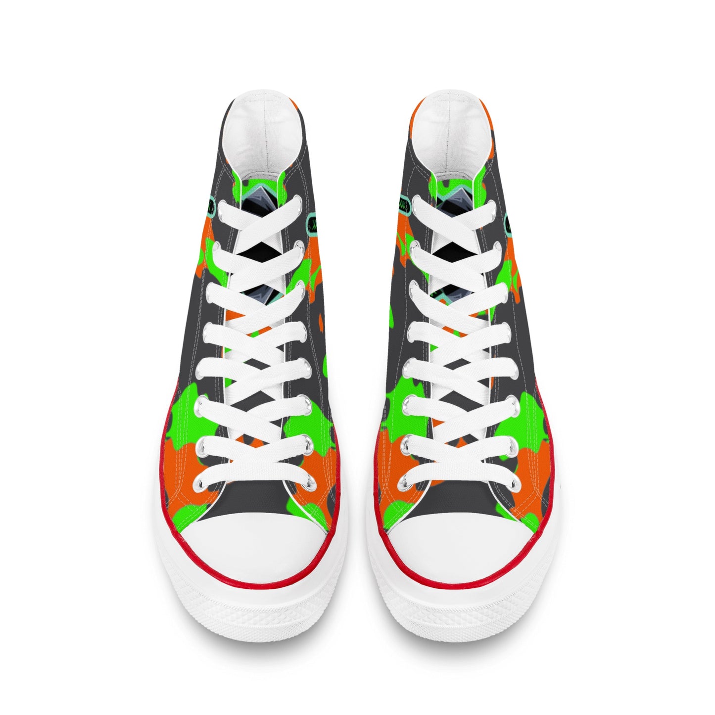 Slouk10 Mens Classic High Top Canvas Shoes