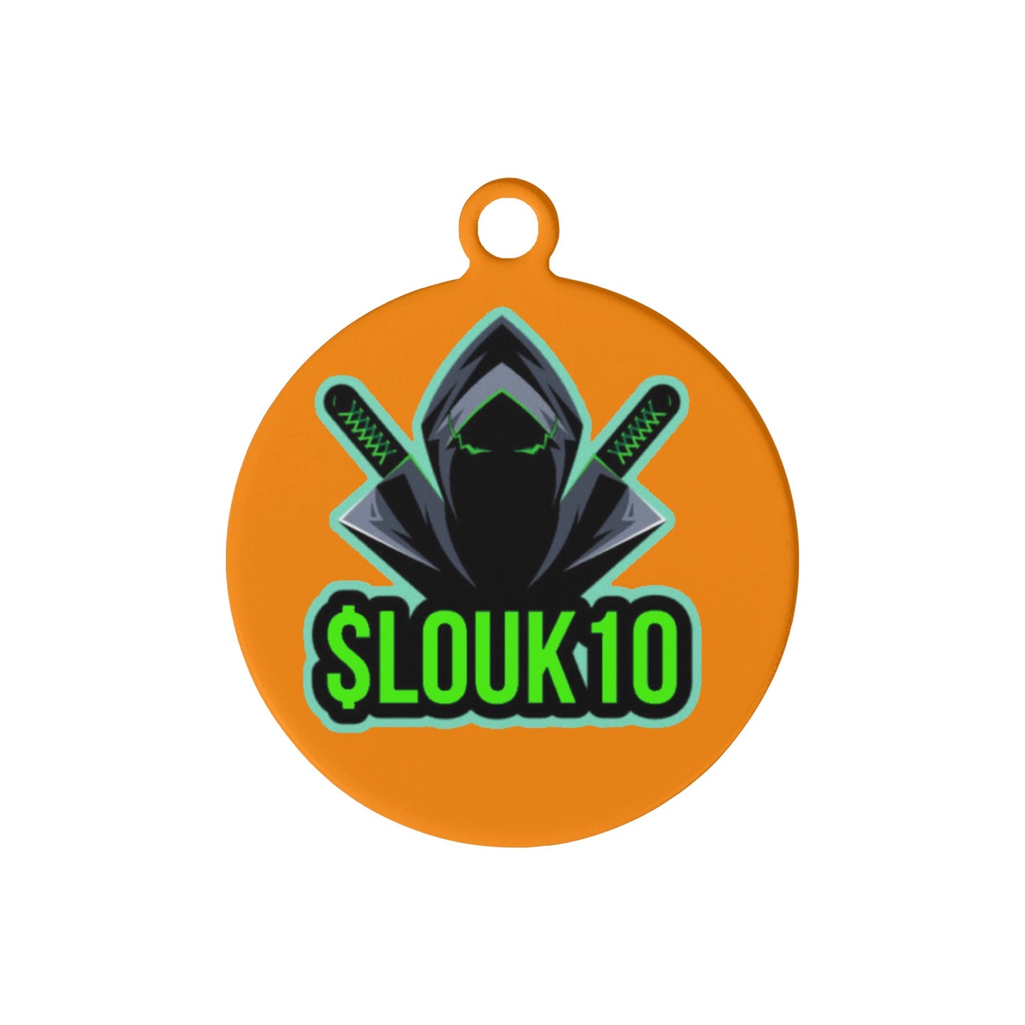 Slouk10 Laser Metal Alloy Dog ID Tag