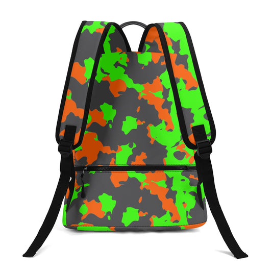 Slouk10 camo (PU) Leather School Backpack
