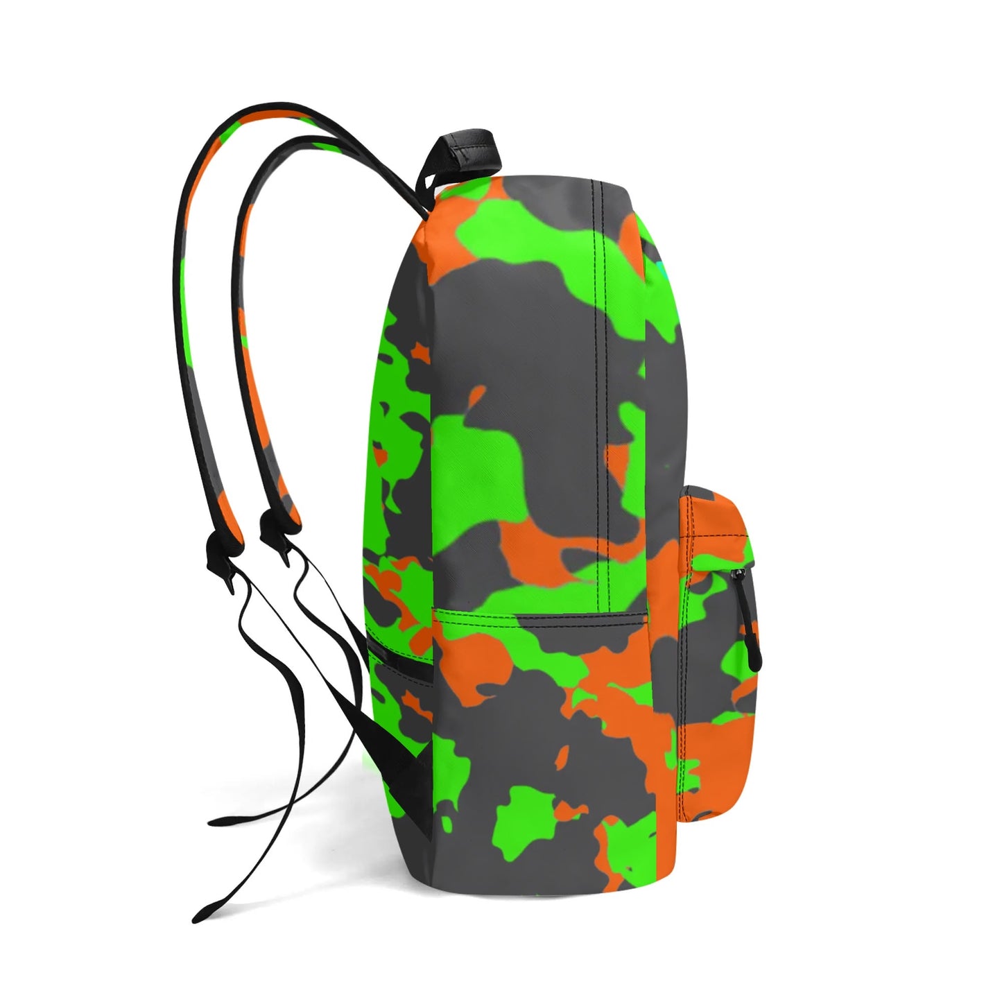 Slouk10 camo (PU) Leather School Backpack