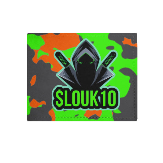 Mens Minimalist Top-Grain Leather Wallet Paper Folded Wallet