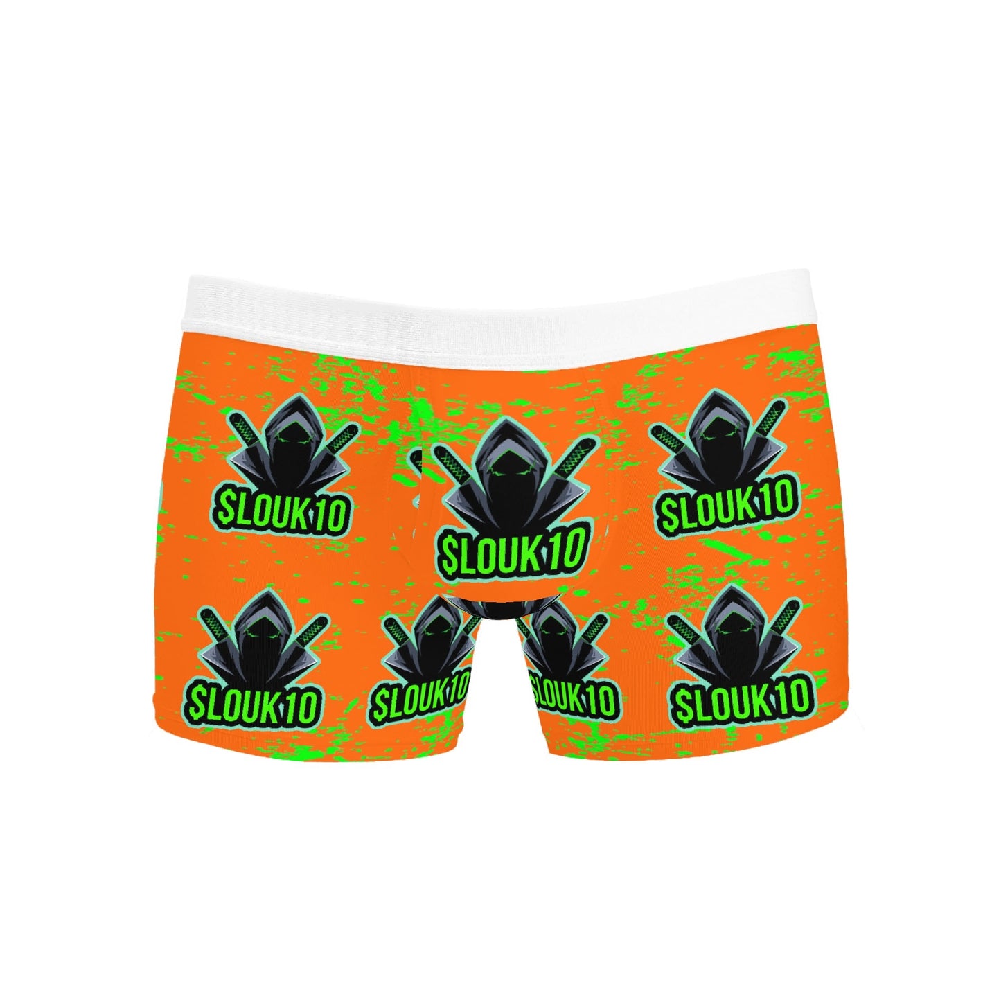 Slouk10 Mens All Over Print Boxer Briefs