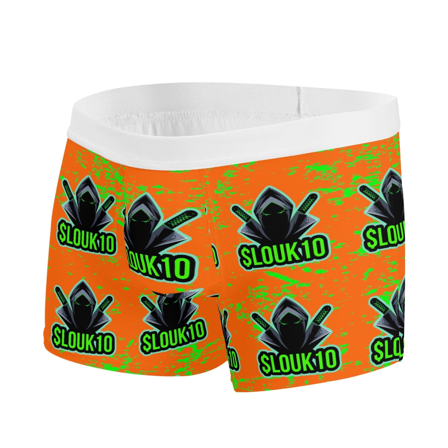 Slouk10 Mens All Over Print Boxer Briefs