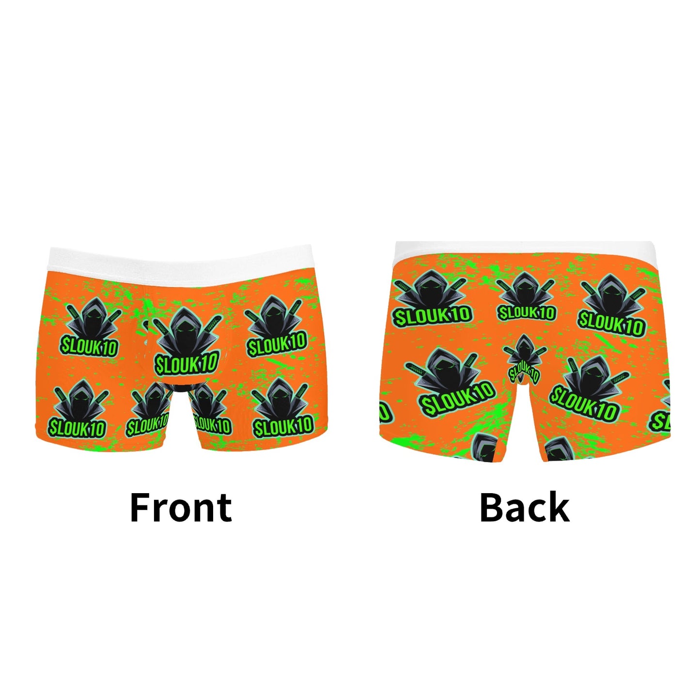 Slouk10 Mens All Over Print Boxer Briefs
