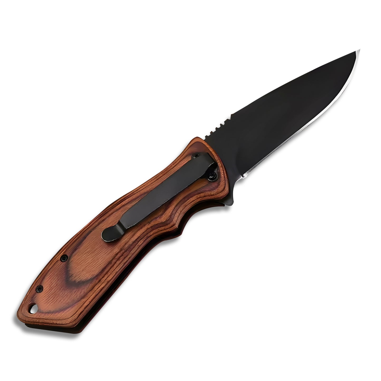 slouk10 Personalized Engraved Camping Steel Knife Pocket Folding Knife for Men for Father