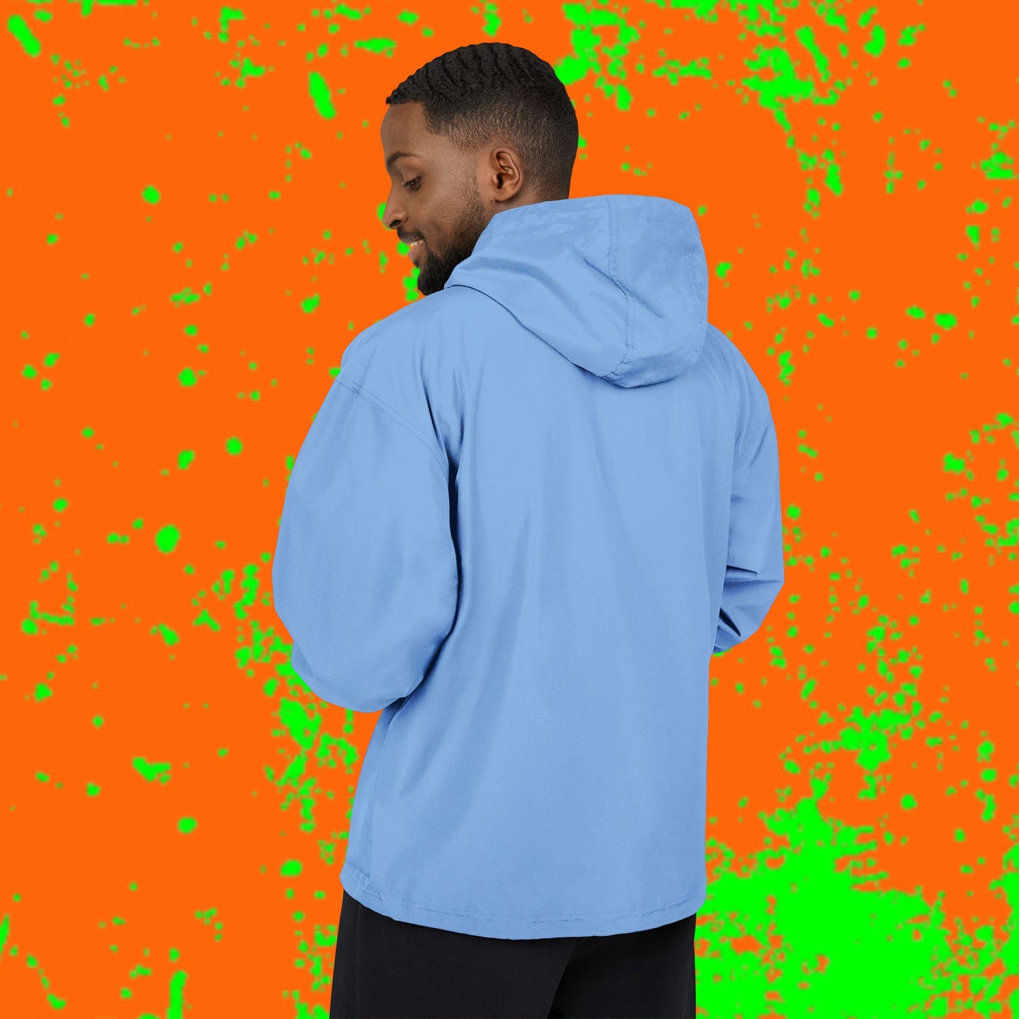 King Slouk Champion Vibrant Packable Anorak Jacket – Unisex Outdoor Essential, Lightweight Windbreaker, Perfect for Travel, Festivals, and Everyday Adventures