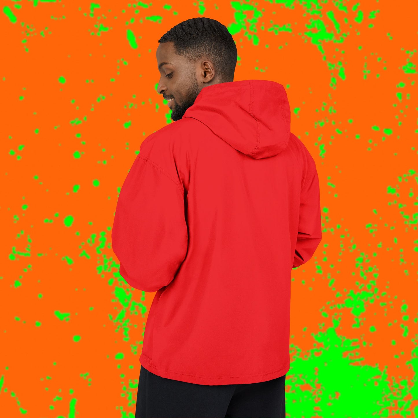 King Slouk Champion Vibrant Packable Anorak Jacket – Unisex Outdoor Essential, Lightweight Windbreaker, Perfect for Travel, Festivals, and Everyday Adventures