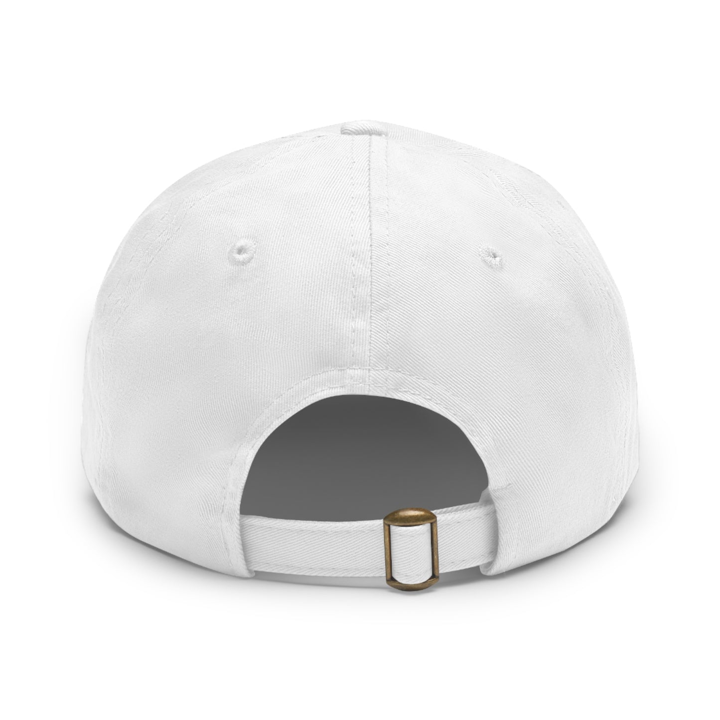 Slouk10 Dad Hat with Leather Patch (Rectangle)