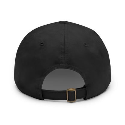 Slouk10 Dad Hat with Leather Patch (Rectangle)