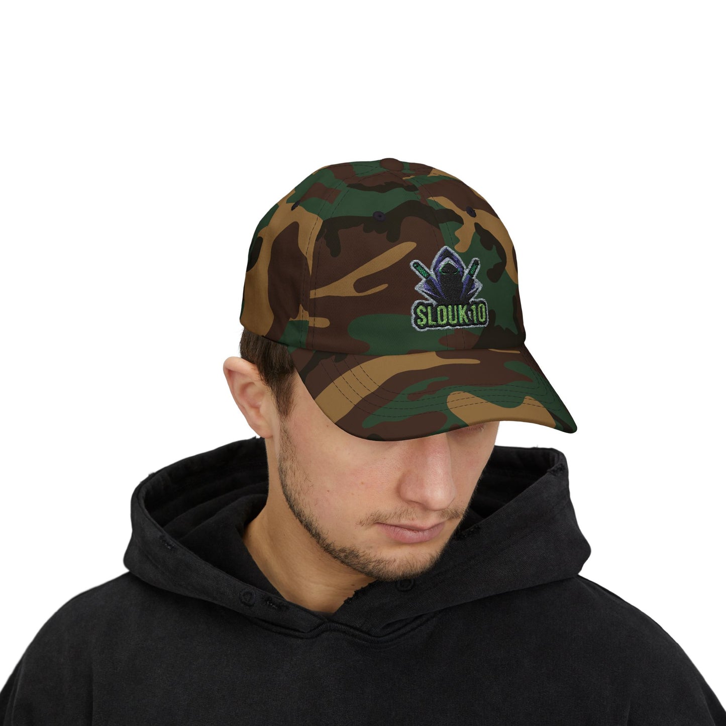 slouk10 Camo Dad Cap - Classic Camouflage Hat, Perfect for Father's Day, Outdoor Adventures, Casual Style, Gifts for Dads
