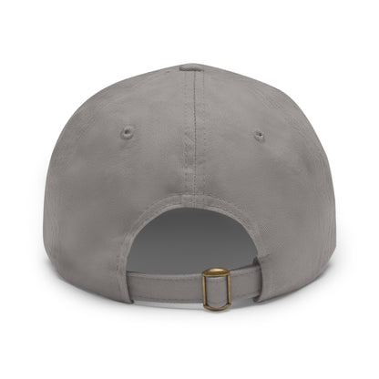Slouk10 Dad Hat with Leather Patch (Rectangle)