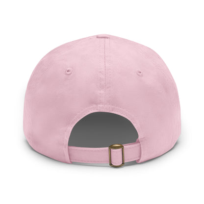 Slouk10 Dad Hat with Leather Patch (Rectangle)
