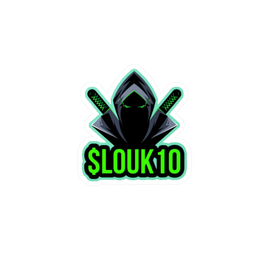 Slouk10 Kiss-Cut Vinyl Decals