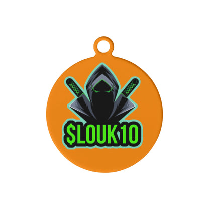 Slouk10 Laser Metal Alloy Dog ID Tag