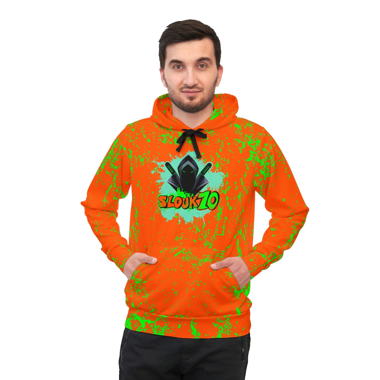 Slouk10 paint splash Hoodie!