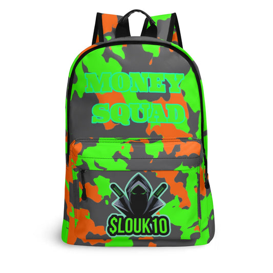Slouk10 camo (PU) Leather School Backpack
