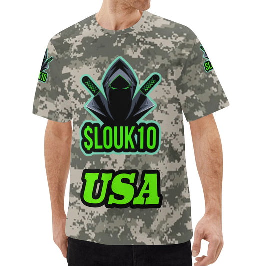 Slouk10s ARMY camo Mens All Over Print Classic T-Shirt