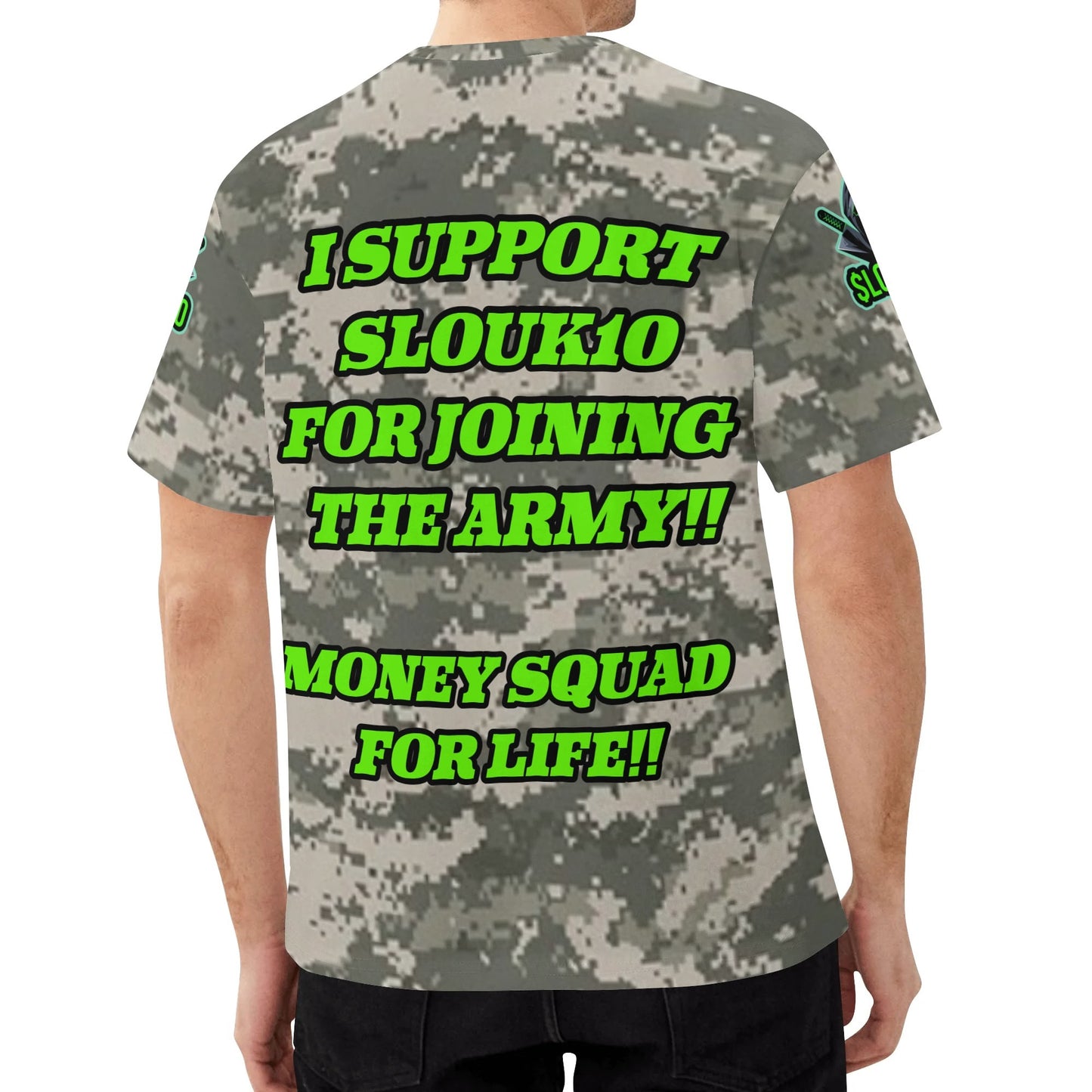 Slouk10s ARMY camo Mens All Over Print Classic T-Shirt