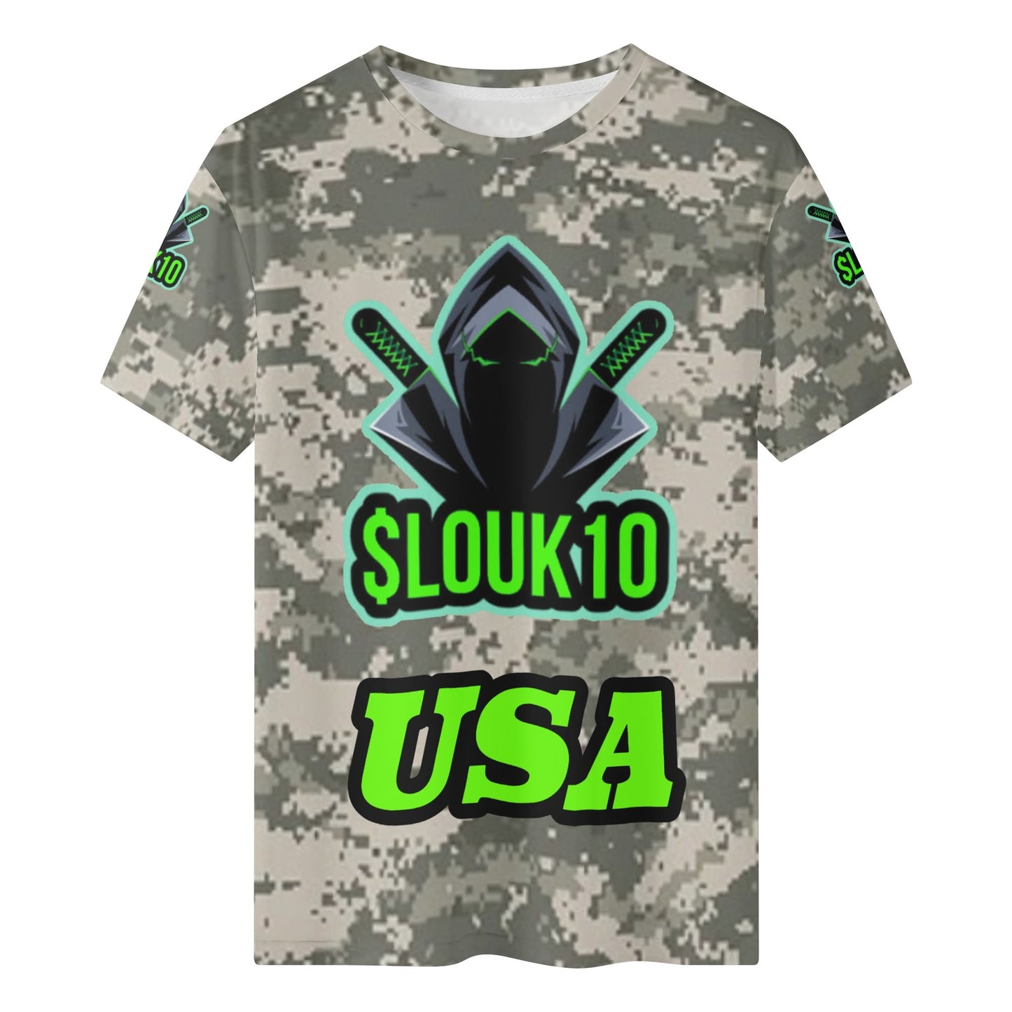 Slouk10s ARMY camo Mens All Over Print Classic T-Shirt