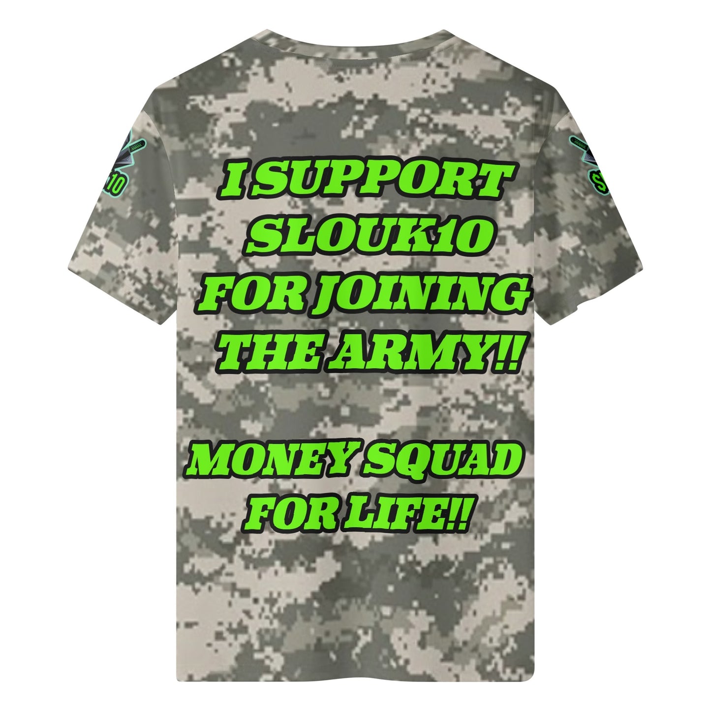 Slouk10s ARMY camo Mens All Over Print Classic T-Shirt