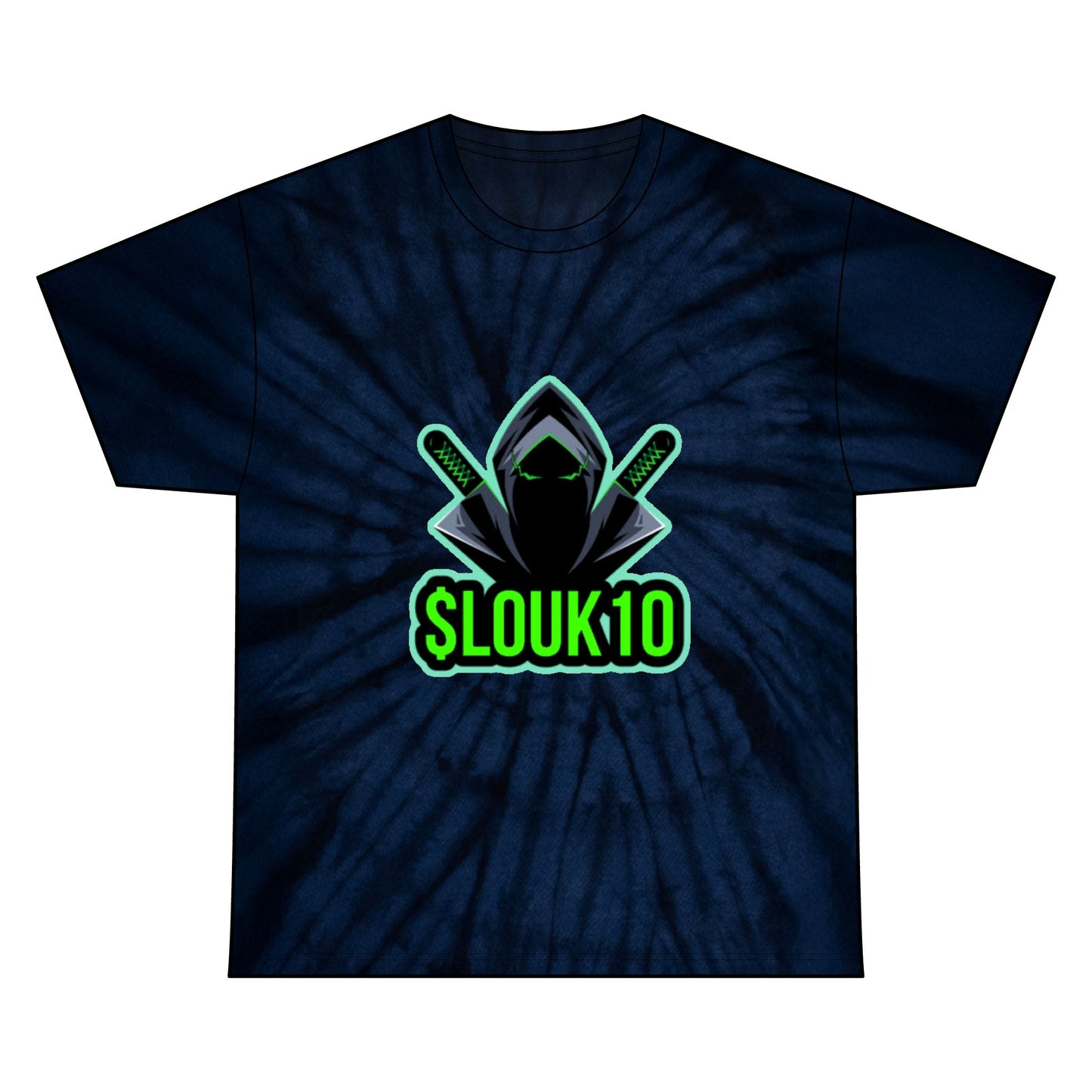 Cool Slouk10 Unisex Tie Dye Tee for Gamers, Comfortable Cotton Shirt, Stylish Graphic Tee, Unique Tie Dye Gift, Summer Casual Wear