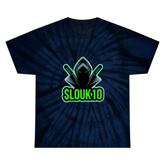 Cool Slouk10 Unisex Tie Dye Tee for Gamers, Comfortable Cotton Shirt, Stylish Graphic Tee, Unique Tie Dye Gift, Summer Casual Wear