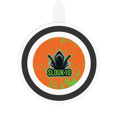 Slouk10 Quake Wireless Charging Pad, Gamer Charger, Cool Tech Gift, Desktop Decoration, Unique Charging Station, Slouk10 Design