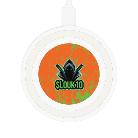 Slouk10 Quake Wireless Charging Pad, Gamer Charger, Cool Tech Gift, Desktop Decoration, Unique Charging Station, Slouk10 Design