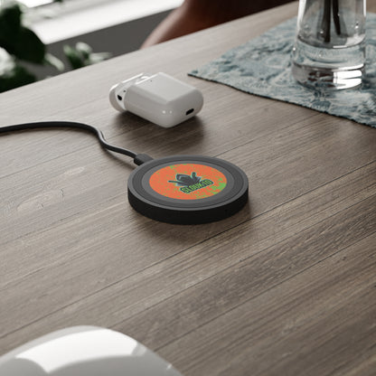 Slouk10 Quake Wireless Charging Pad, Gamer Charger, Cool Tech Gift, Desktop Decoration, Unique Charging Station, Slouk10 Design